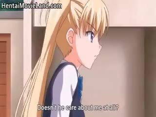 Paskudne obrócony na blondynka duży boobed anime miód part5