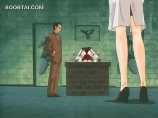 I rritur video i burgosur anime damsel merr pidh rubbed në undies